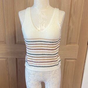 SHEIN Multicolor Striped Knit Tank Top